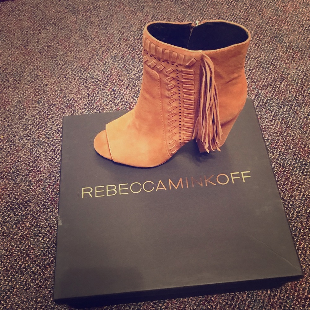 Rebecca Minkoff Iris Peep Toe Bootie